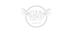 Four Wings Honey logo Janesville, WI